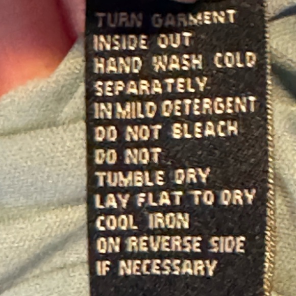 DG2 Donna Gilman S Zip Blouse Multicolor Gray Floral Long Sleeve Mock Neck Lined - Picture 13 of 13